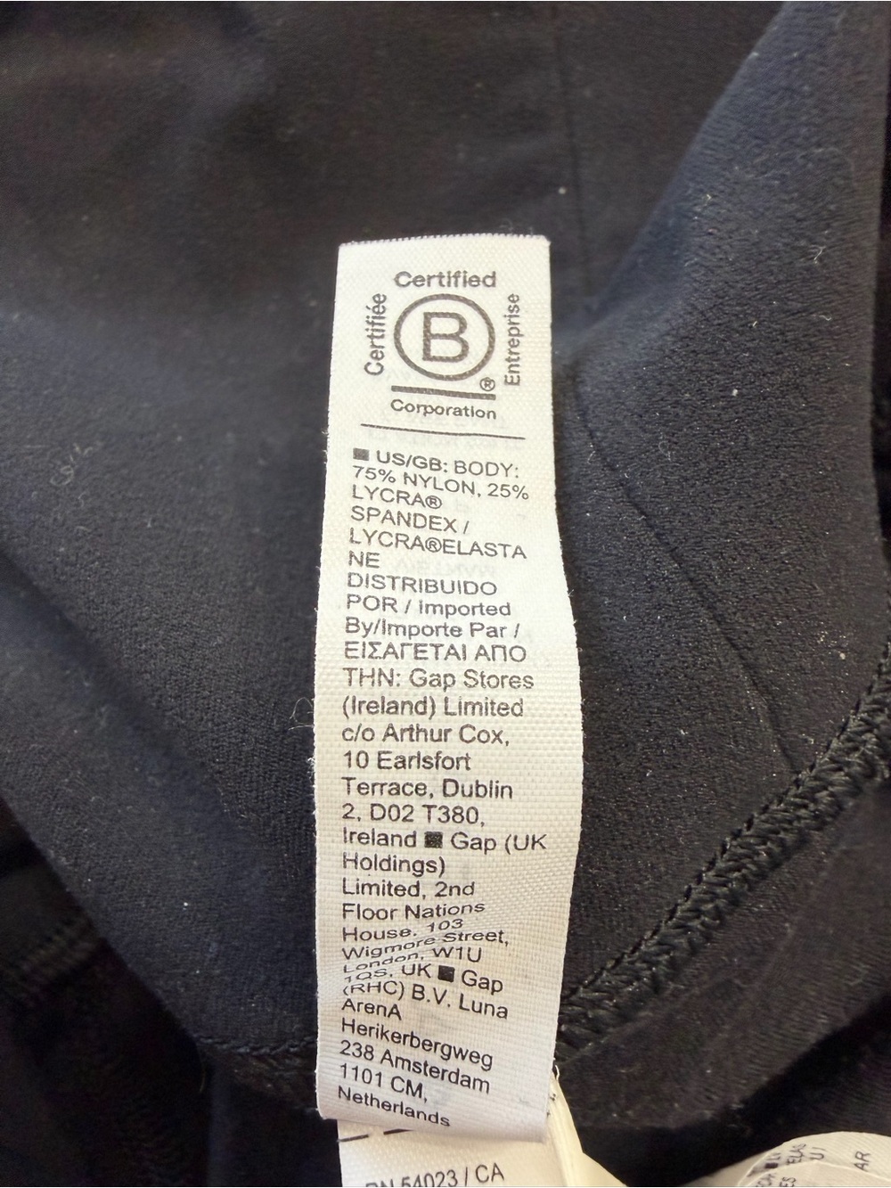 Athleta Women’s Sz S Black Elation Split Leg Flare Pants Leggings Activewear - Picture 5 of 6
